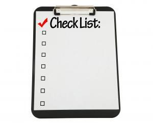 house cleaning check list