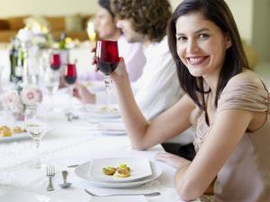 Jacksonville hostess at dinner party